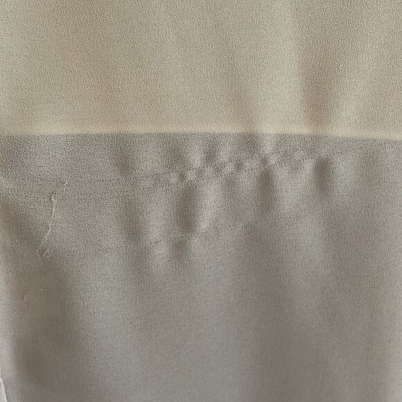 Vtg 70s Tony Ruocco for Alper Schwartz tan semi sheer  shift dress - Picture 9 of 12